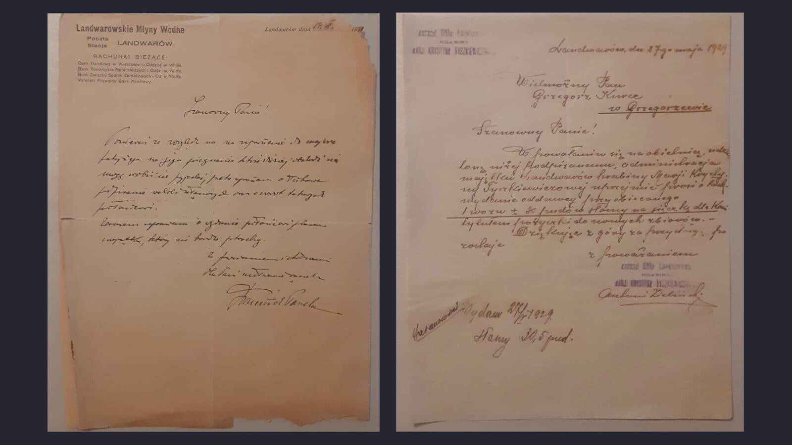 Surviving documents: a glimpse into desperate times